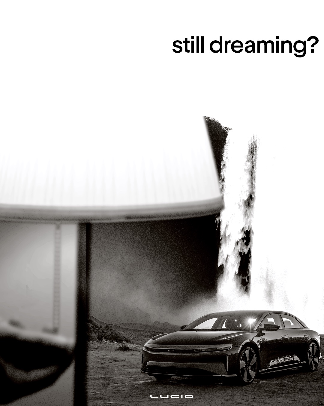 Lucid Motors digital print ad